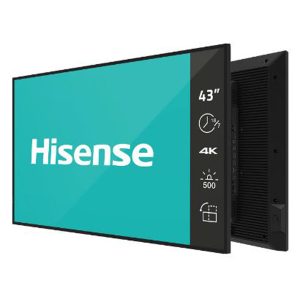 HISENSE 43GM50D 43” 4K UHD Digital Signage Display - 18/7 Operation