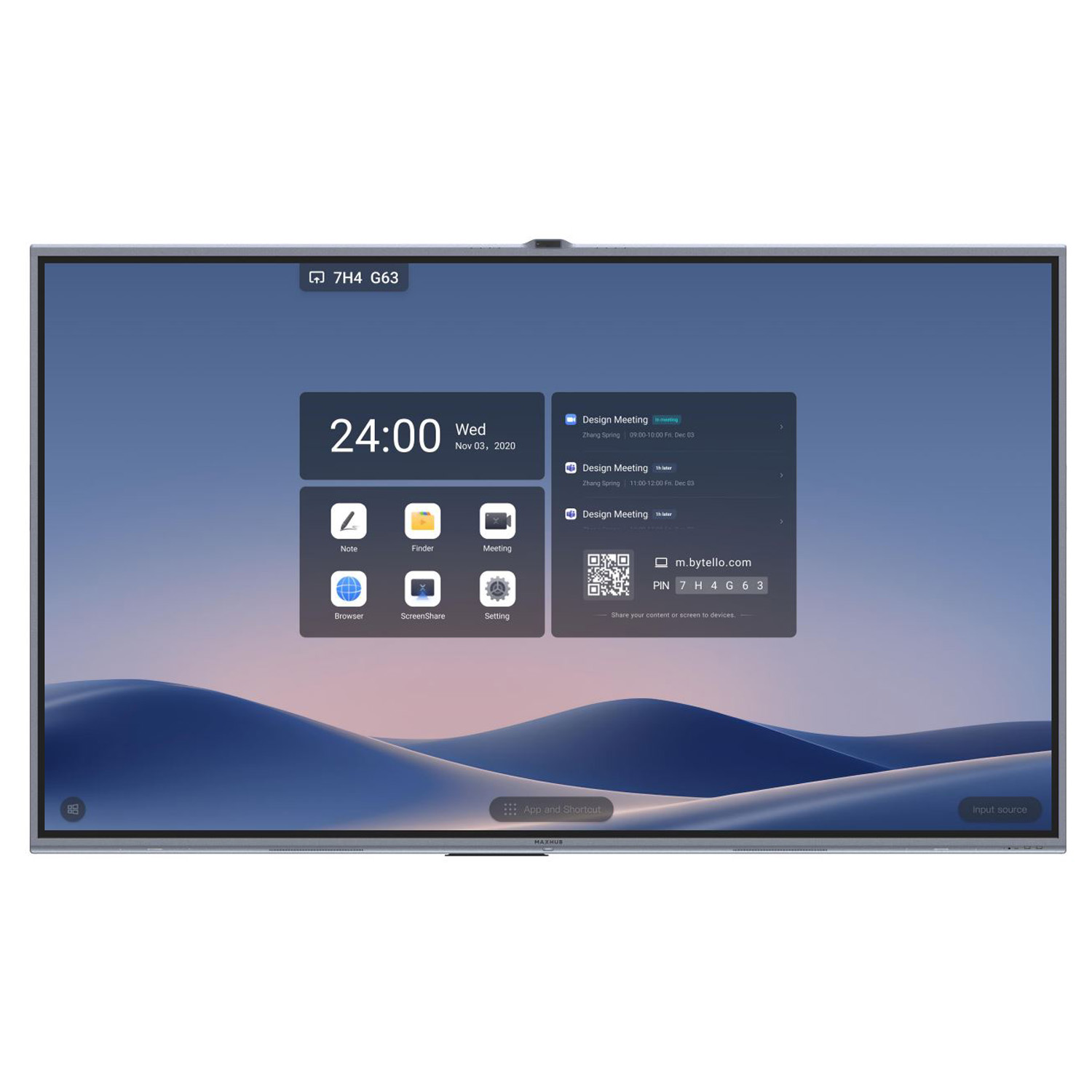 Maxhub C9850 XBoard V7 Series | 98 inch Touch Screen (Single Camera)